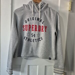 Superdry Y2K Pull On Preppy Women's Hoodie Sweater Sz 8